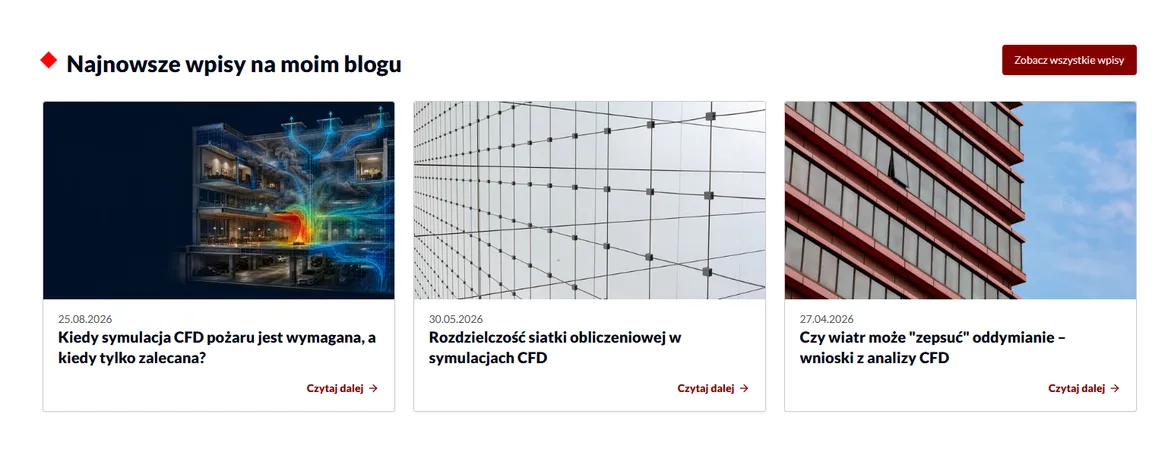Pyrospective recent blog posts section